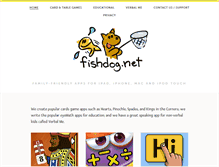 Tablet Screenshot of fishdog.net